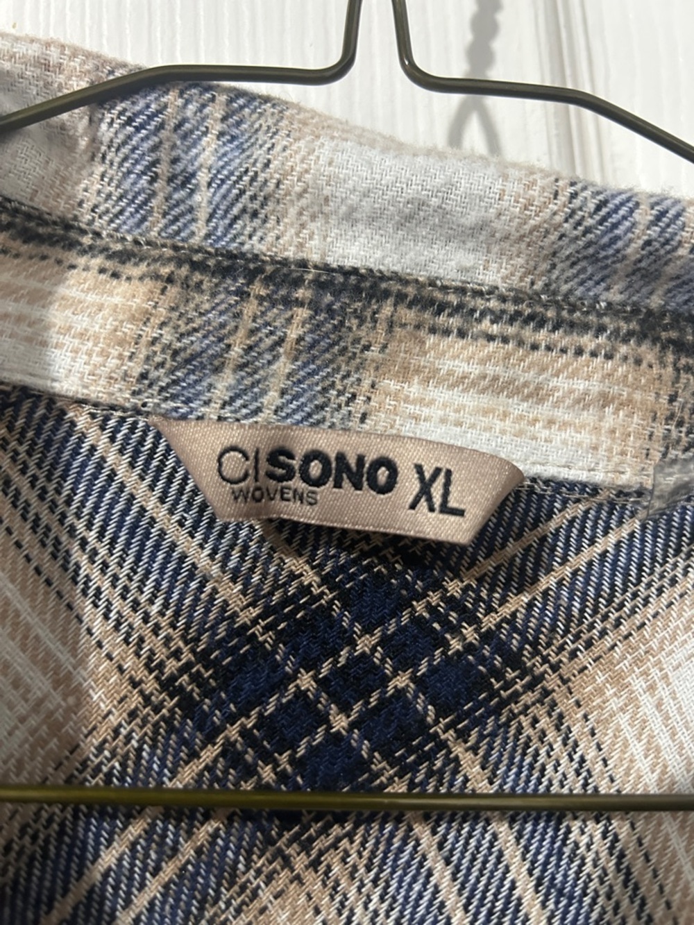 Cropped Plaid Button-Up - Picture 2 of 3
